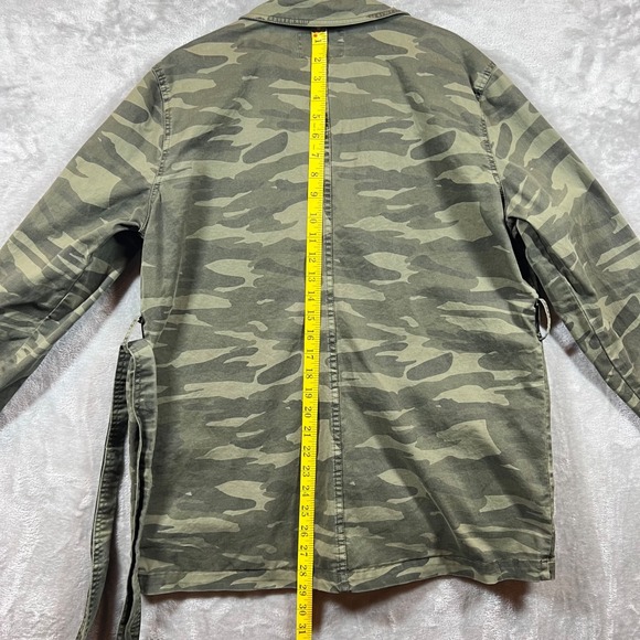 Lucky Brand Jacket Women's S Camo Button Field Utility Military Army Grunge‎ - Picture 4 of 13